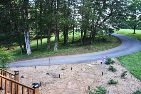 View from front covered porch