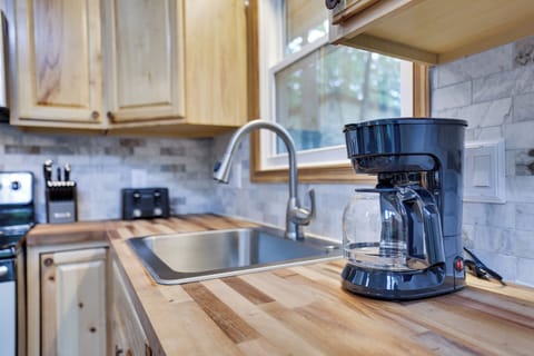 Coffee and tea supplied for every guest.