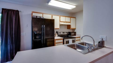 Plenty of counter space for meal prepping.