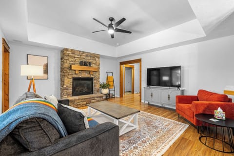 Living room- single-level home