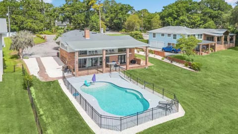 Spend sunny days in the brand-new heated saltwater pool
