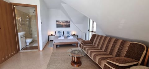 Comfortable bed and sofa