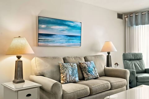 Bright and airy retreat with beach-inspired decor and comfortable furnishings!