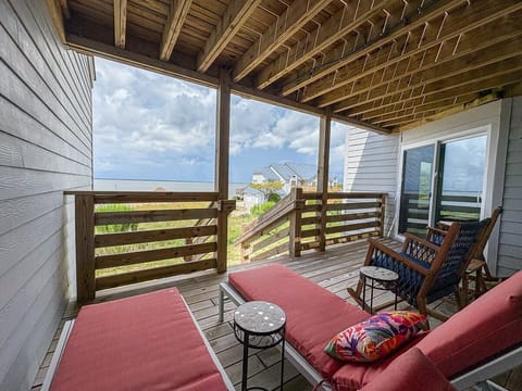 View from covered Deck 2025