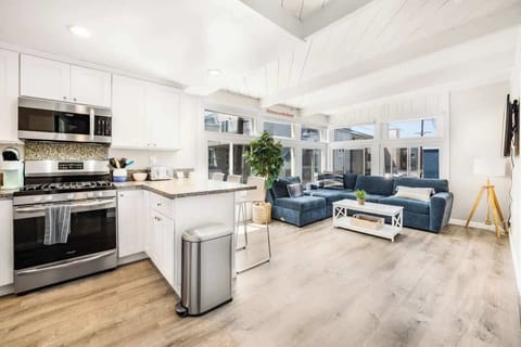 Savor every moment in our welcoming and inviting living space. Open and spacious living space with plenty of natural light. Living room does a have a pull-out couch. 