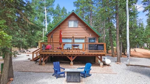 Propane fire pit in front