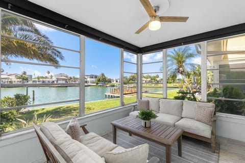 Sunroom view of Canal