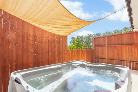 Soak up some fun in the hot tub
