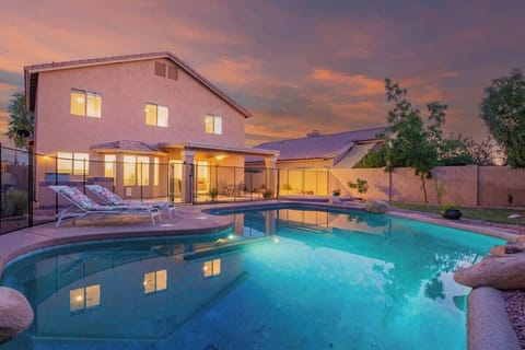 Backyard pool for refreshing dips