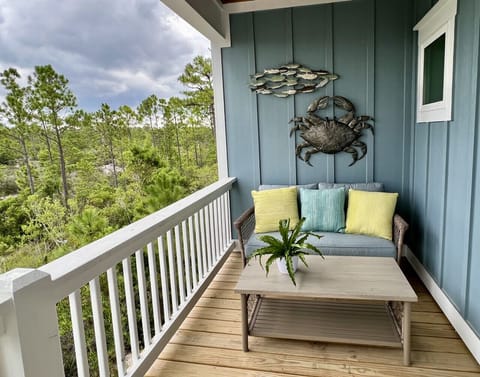 Private deck overlooking Gulf State Park