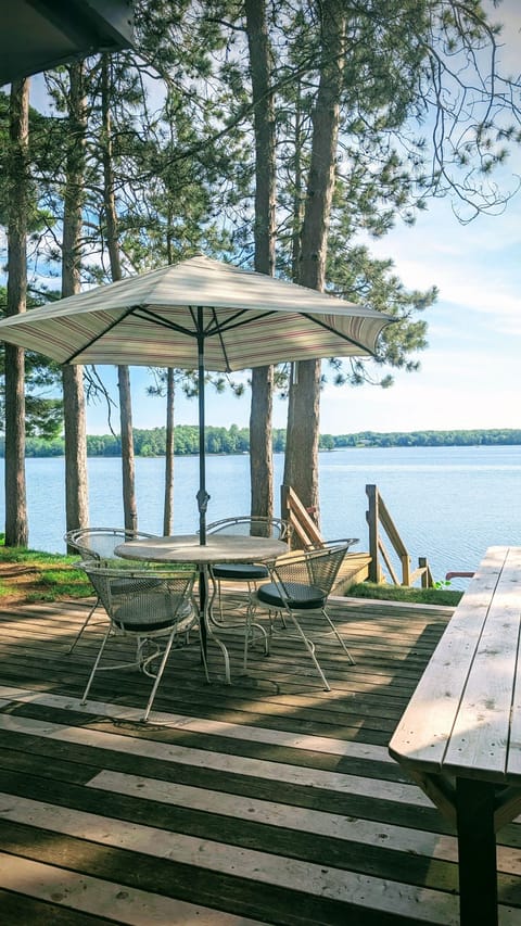 overlooking Sand Lake.