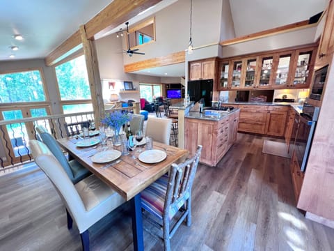 Gourmet kitchen and Dining Area to gather together