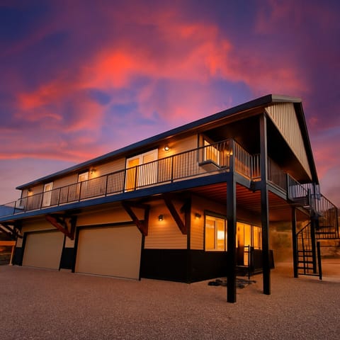 Relax on the balcony and take in unforgettable sunsets