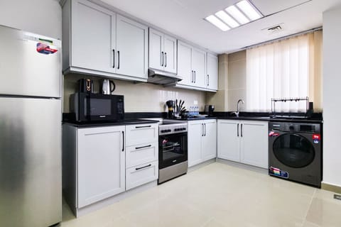 Our fully equipped kitchen has everything you need to whip up delicious meals and create lasting memories.