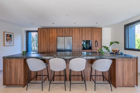 Kitchen of the villa W located at menton ideal for the hiring of vacations 