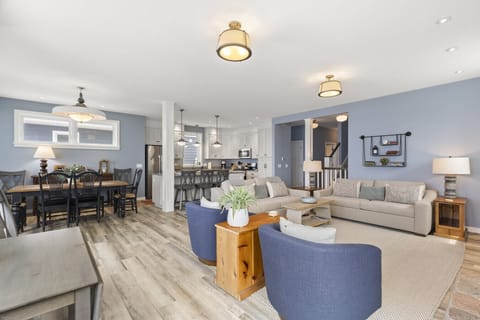 Living room and social area