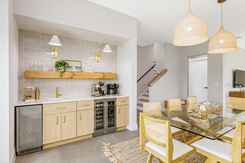 2nd floor bar ice machine refrigerator coffee area ocean view