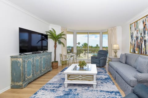 Silver Shells St. Croix 302 - Living Area with Balcony Access