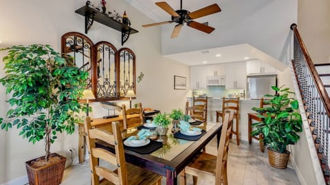 Regal dining accommodations for 4...