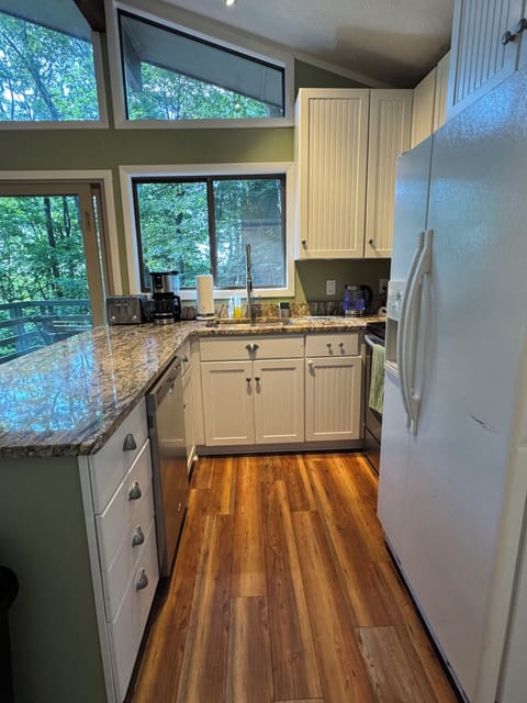 Kitchen with plenty of cooking supplies