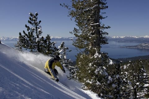 Lake view from Diamond Peak located nearby.