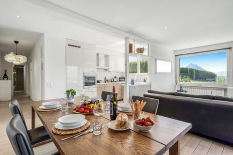 Kitchen and dining area