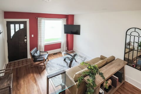 Stream your favorite shows or simply take in the river views.