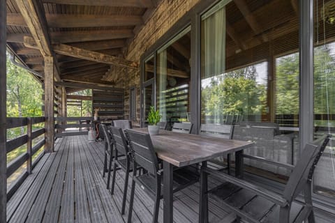 Step out onto the balcony for fresh air, scenic views, or your morning coffee.