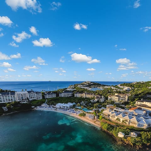 Aerial Image of Ritz Carlton St Thomas