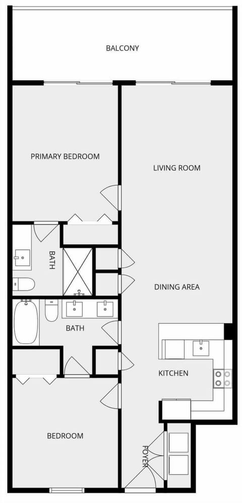 Floor plan of unit 1003
