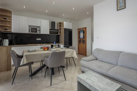 Kitchen and dining area