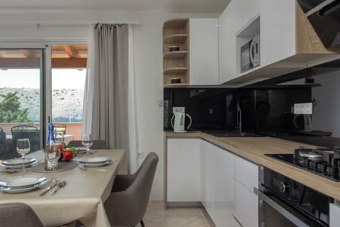 Kitchen and dining area