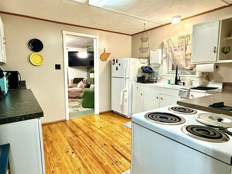 Fully stocked kitchen