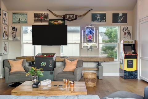 Game on! This room has everything for ultimate entertainment.