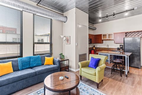 Spacious and open concept living area