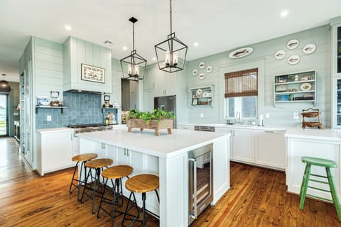 The family cook will love preparing homecooked meals in the beautiful kitchen