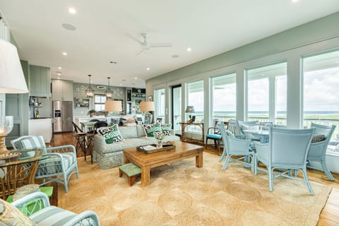 Plenty of seating spots in the spacious living area