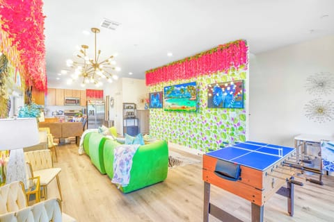 Modern décor blends with cozy touches for a welcoming, relaxing retreat.