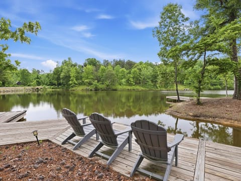 Dedicated Dock Area at pond