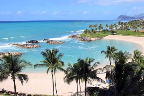 Stroll to nearby white-sand beaches in minutes