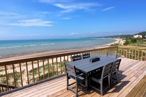 Endless shoreline. Private deck.