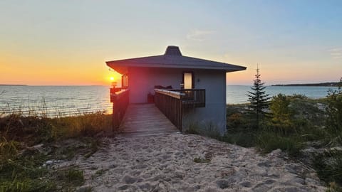 Your front-row seat to Beaver Island sunsets.