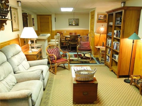 Poker/Board Games Room with Large Flat Screen TV