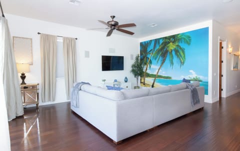 Living room with Smart TV.