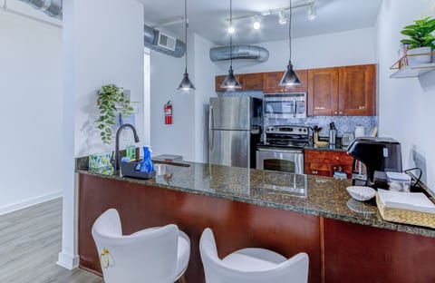 Kitchen with all basic cookies supplies