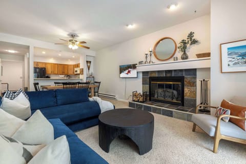 Comfortable living space and open floor plan. Fireplace not allowed to be used by renters per HOA.