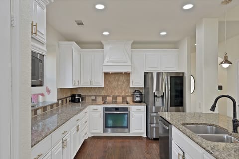 Large fully stocked kitchen