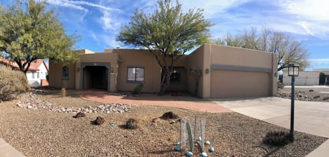 Front of house looking East.