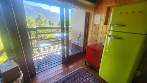 guest patio looking onto table mountain