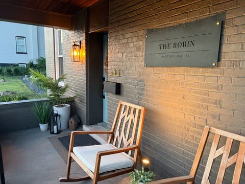 These rockers are a great place to have your morning coffee. 